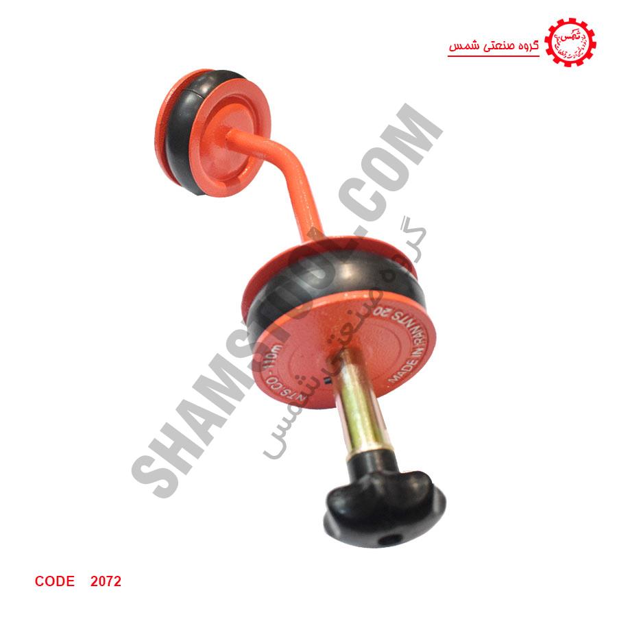 استاپر 45 درجه لوله فاضلاب سايز 90 ميليمتر